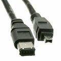 Swe-Tech 3C Firewire 400 6 Pin to 4 Pin cable, IEEE-1394a, 10 foot FWT10E3-02110